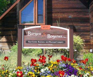 Burgess & Bogener Sign