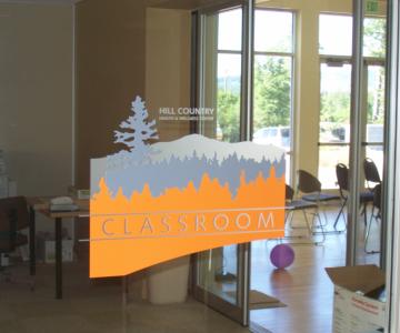 faux etched film, brushed aluminum film and regular vinyl film