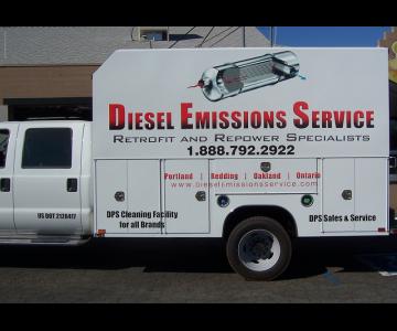 Graphics on Work Truck